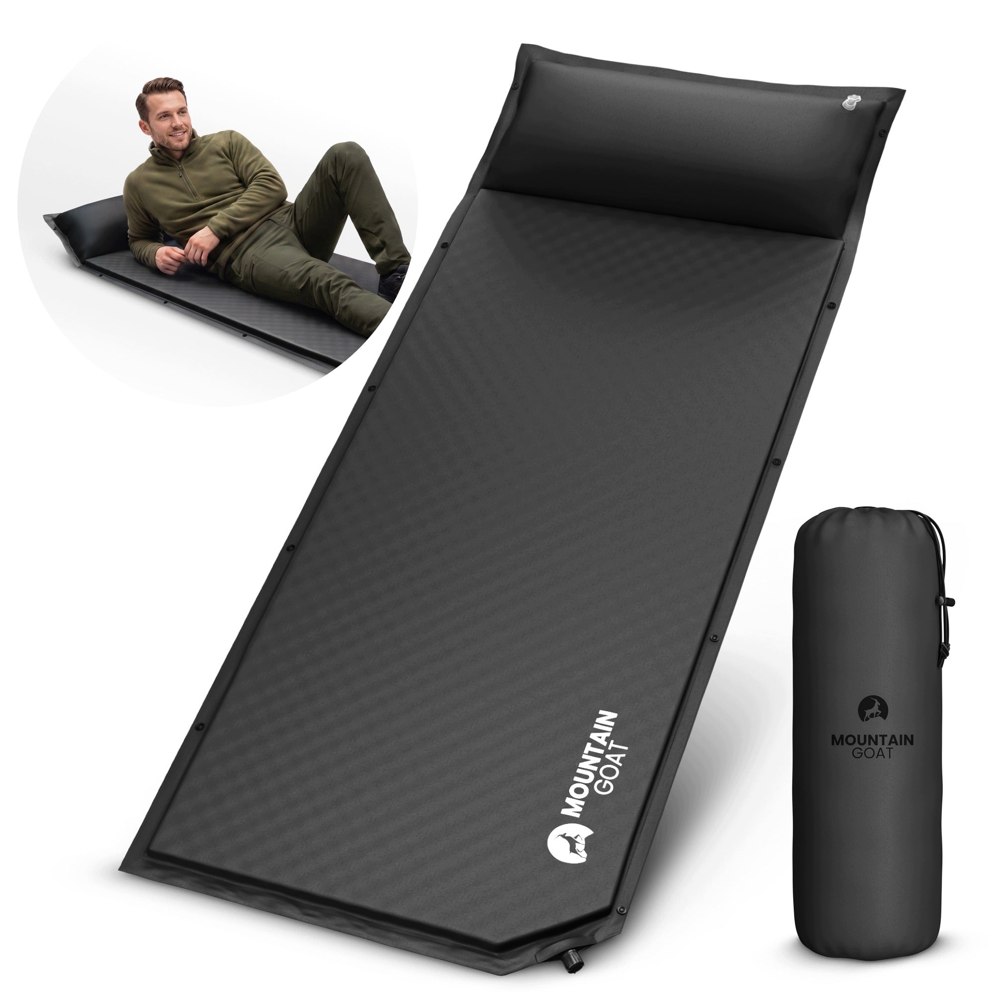 Inflatable Single Sleeping Mattress Self-Inflating Tourist Mat