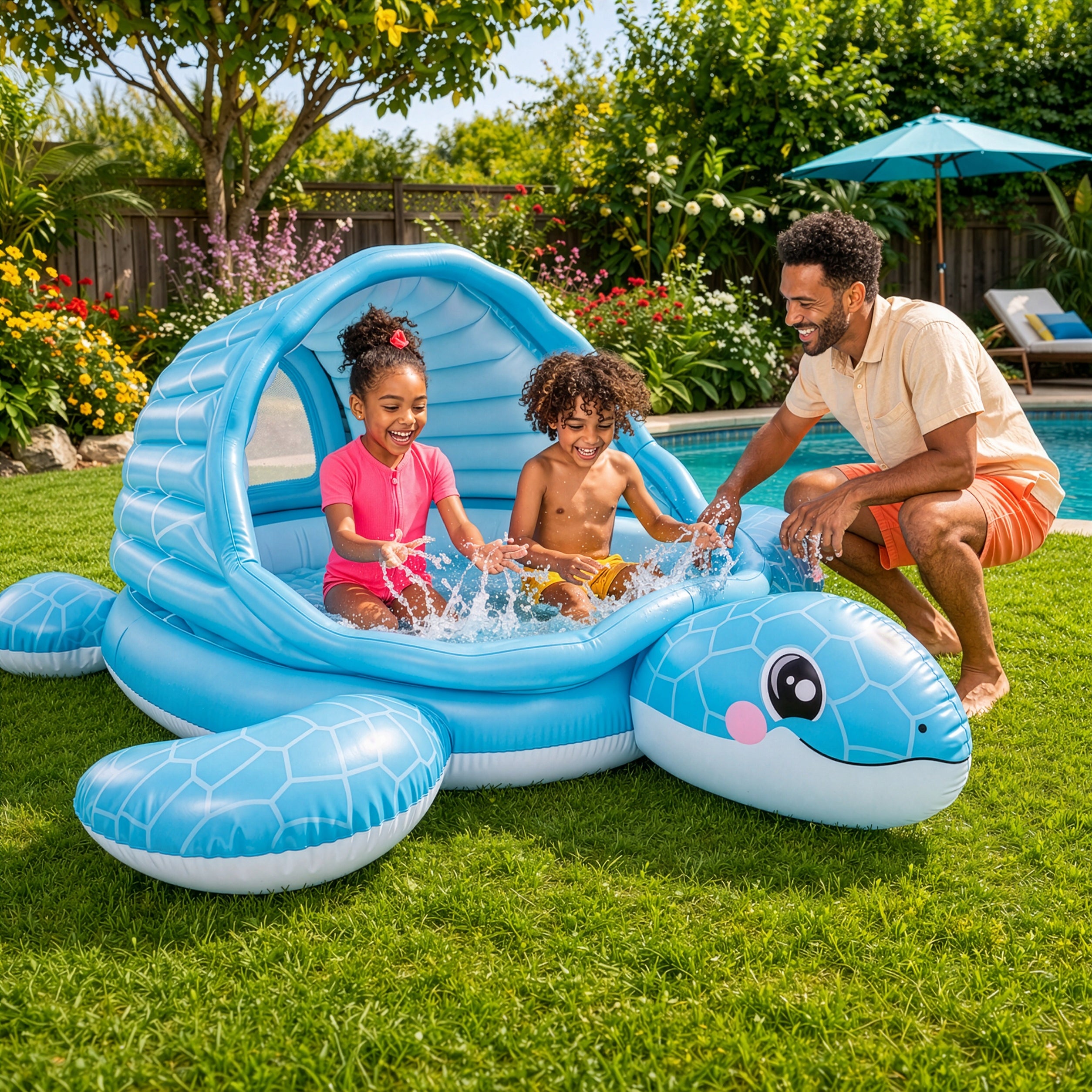 Inflatable Swimming Pool for Children Water Playground Dry Pool Balls INTEX 48677NP Volume 119 l