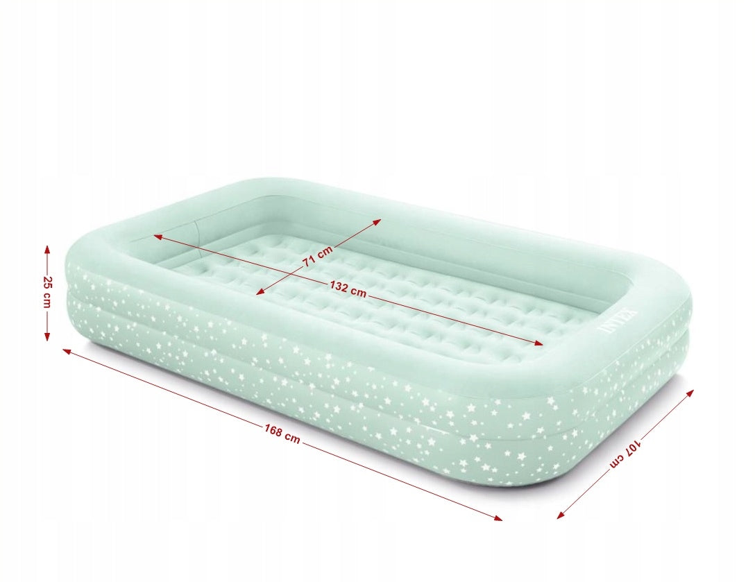 Inflatable Travel Baby Cot With Pump Packaging status original