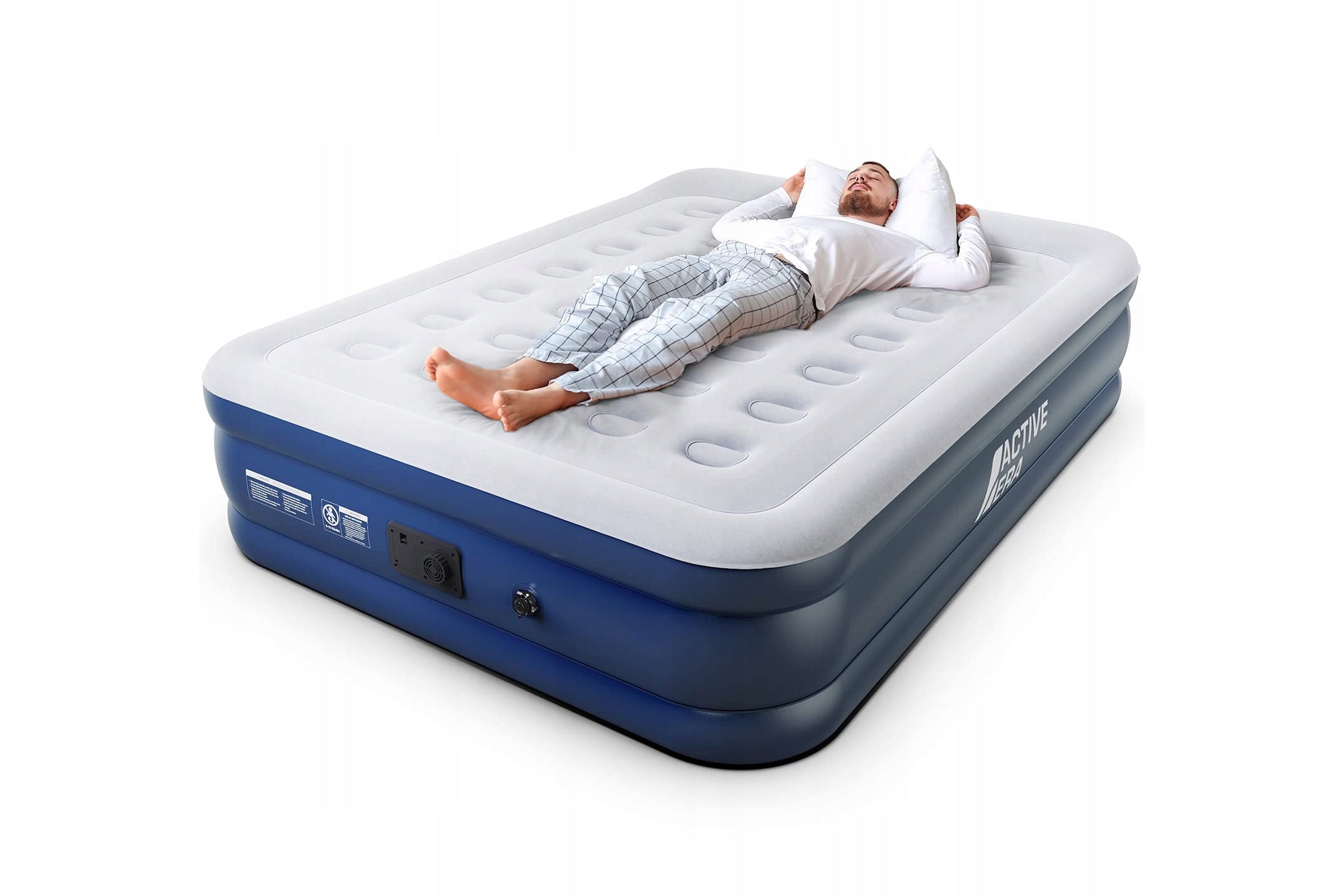 Inflatable mattress Active Era 150x200x36.5 cm with integrated electric pump Manufacturer code AB-K2-EU