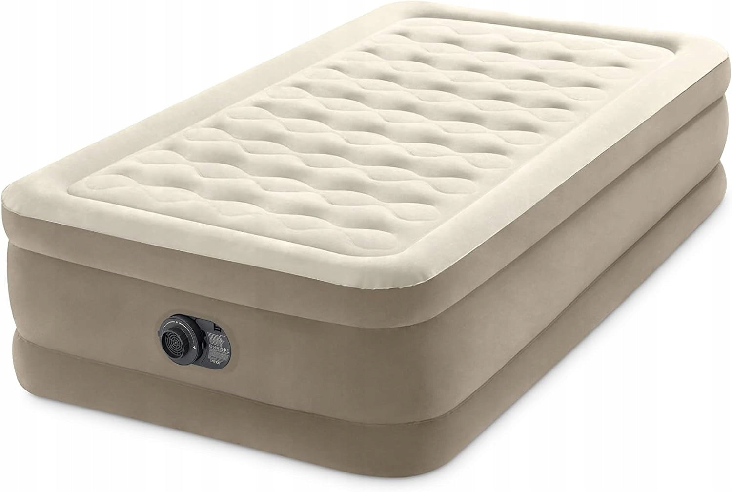 Inflatable mattress Intex with pump 191x99x46 single person high new model Brand Intex