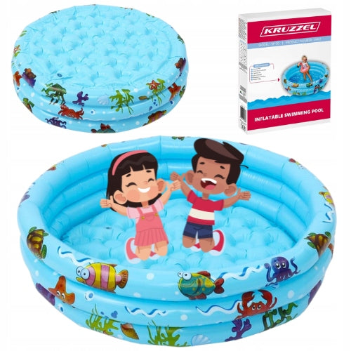 Inflatable pool for children - paddling pool Kruzzel 20932 Kruzzel