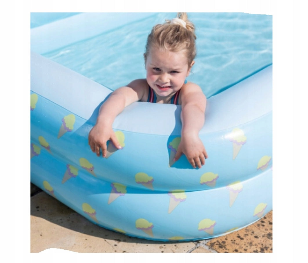Inflatable pool rectangular 3..0..0..C.MM. Brand Allbag