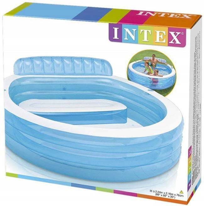 Inflatable pool with seat 224x216x76cm INTEX 57190 Manufacturer code 57190NP