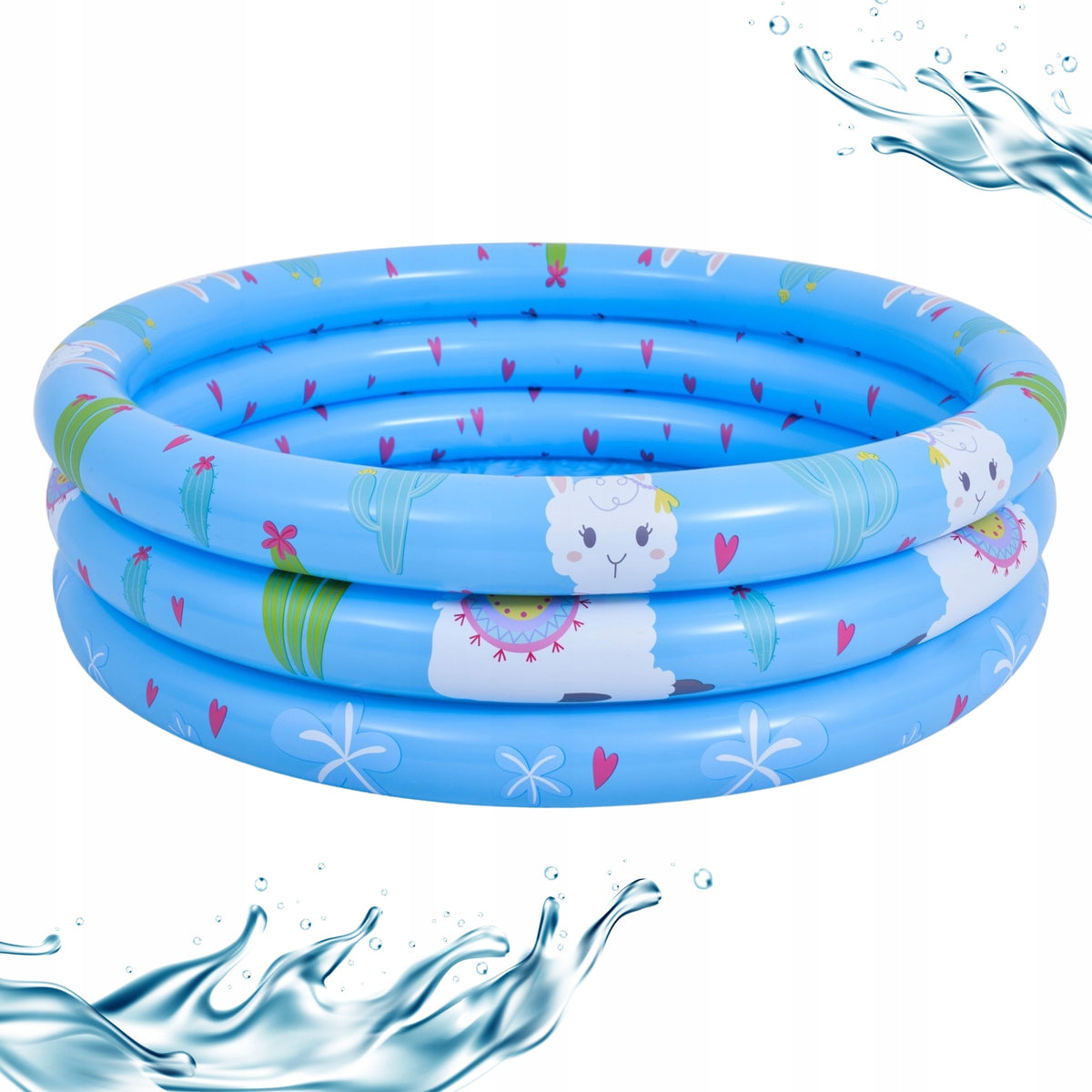 Inflatable swimming pool SUNCLUB blue 100x30 cm for children garden 148l PVC