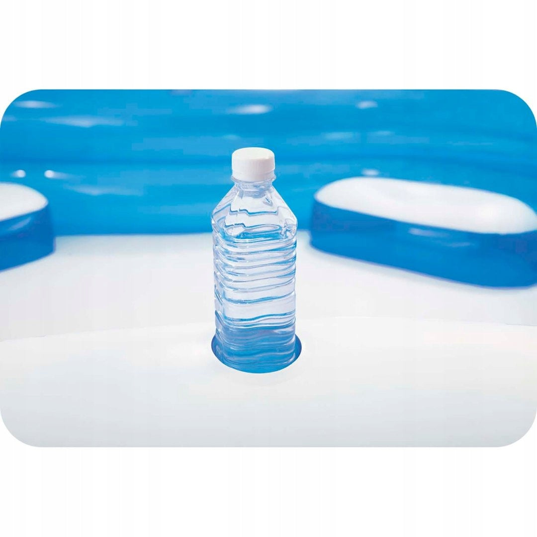 Inflatable swimming pool with seats 229 x 229 x 66 cm INTEX 56475 Intex Brand Intex