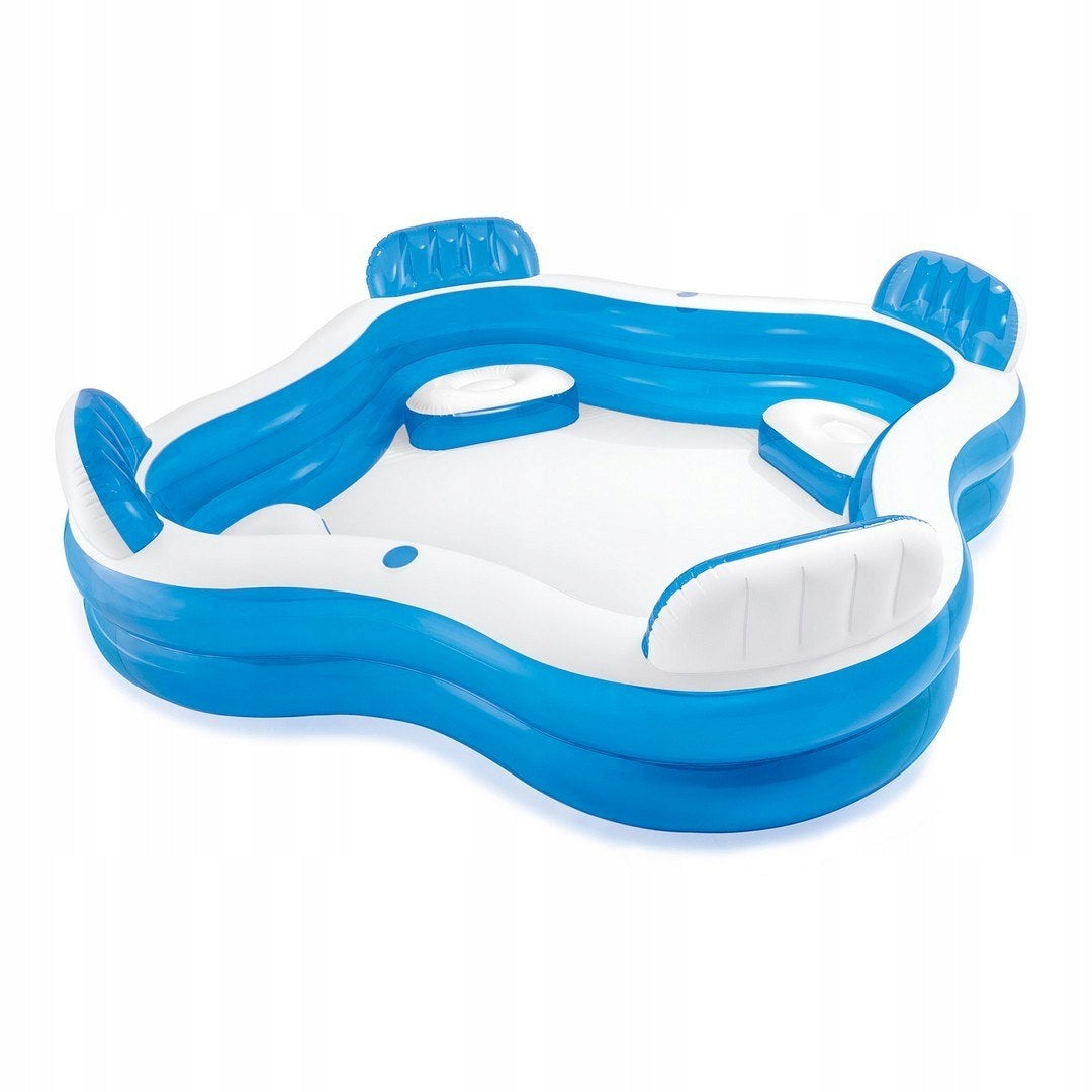 Inflatable swimming pool with seats 229 x 229 x 66 cm INTEX 56475 Intex