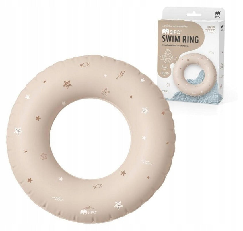 Inflatable swimming wheel 3-6 years beige