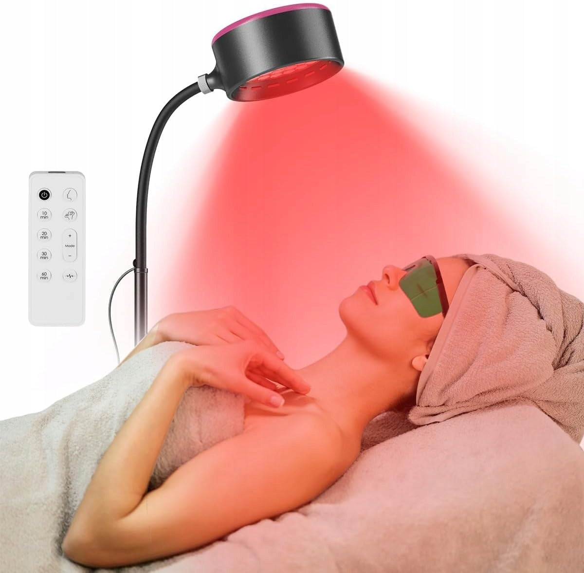 Infrared Lamp Red Light Therapy Muscle Face Timer Sanfant