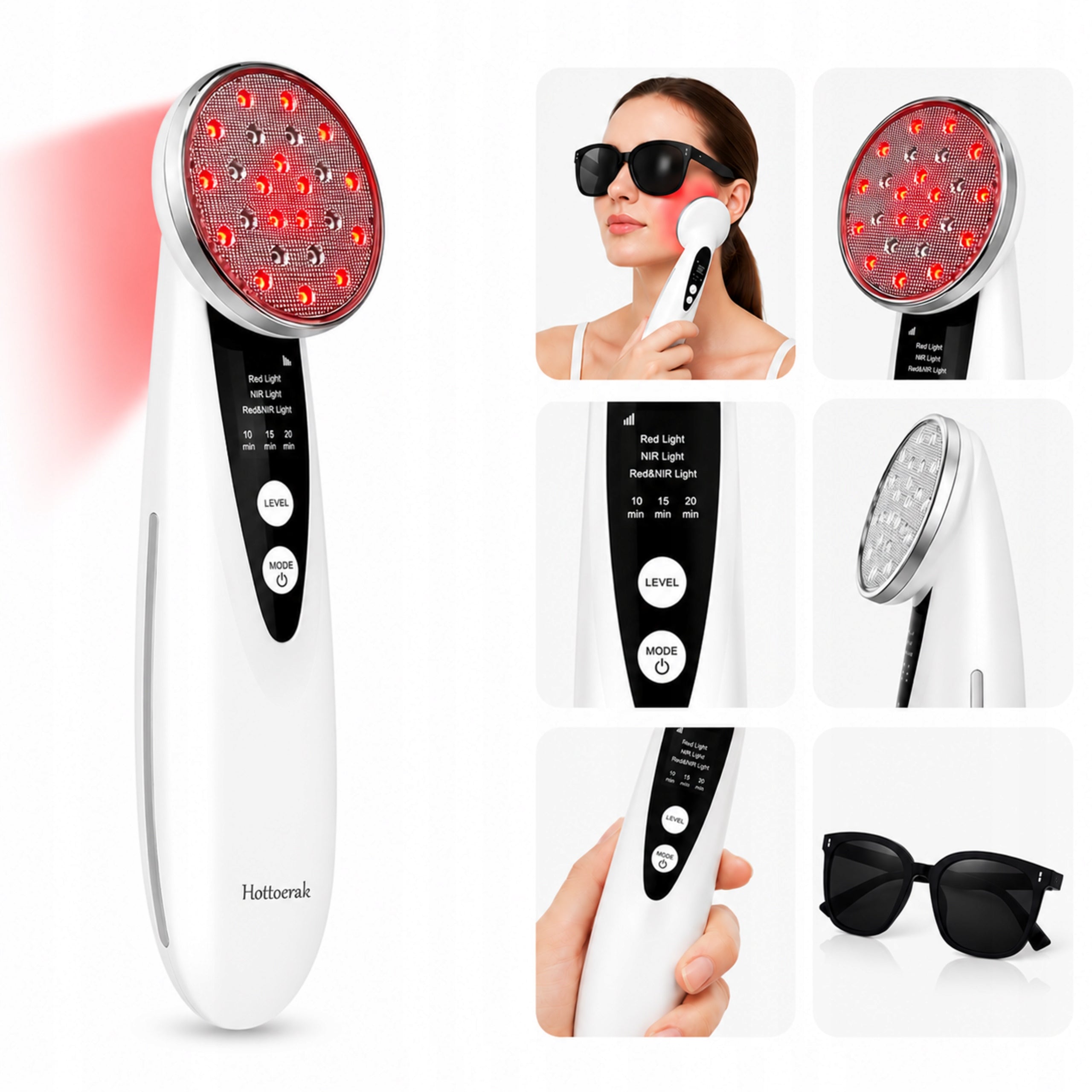 Infrared Light Therapy Portable 660/850nm 24 LED With Timer