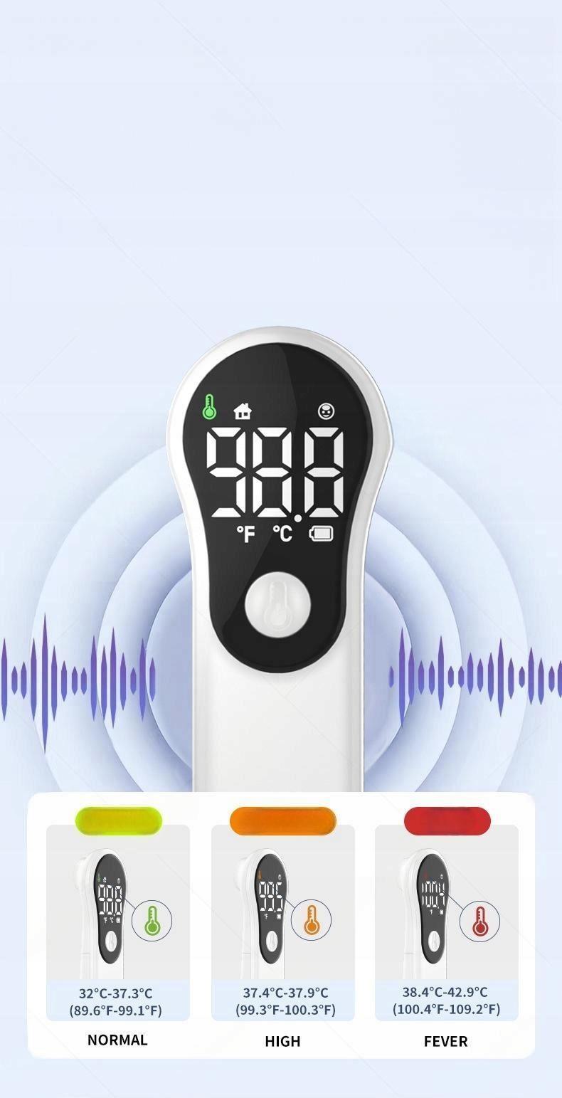 Infrared Non-Contact Thermometer – Fast LED Display, Clinical Grade Medical device no
