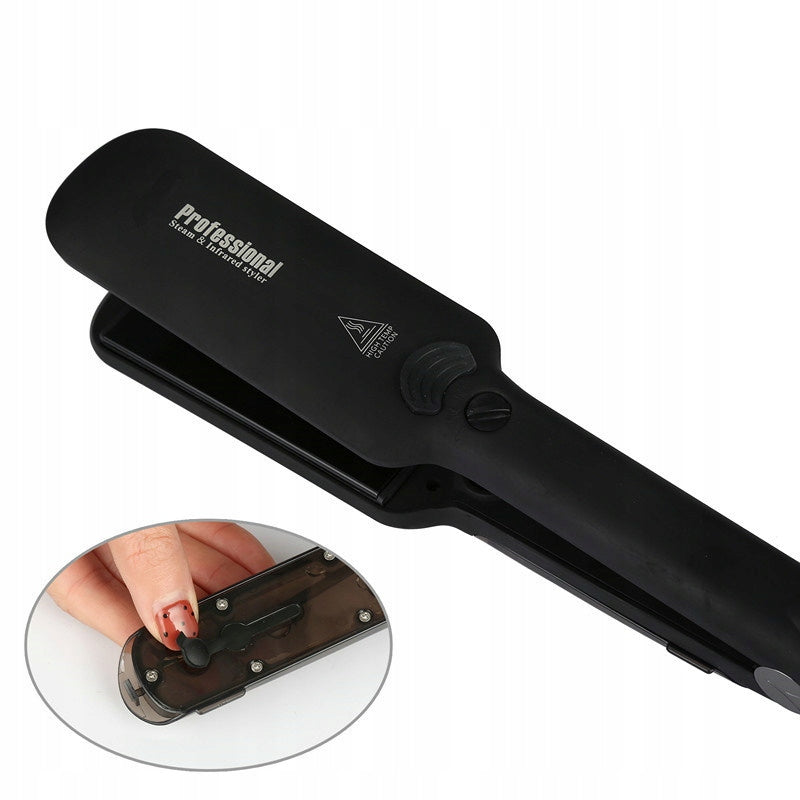 Infrared Steam Straightener Ceramic Tourmaline Ionization Model Parowa