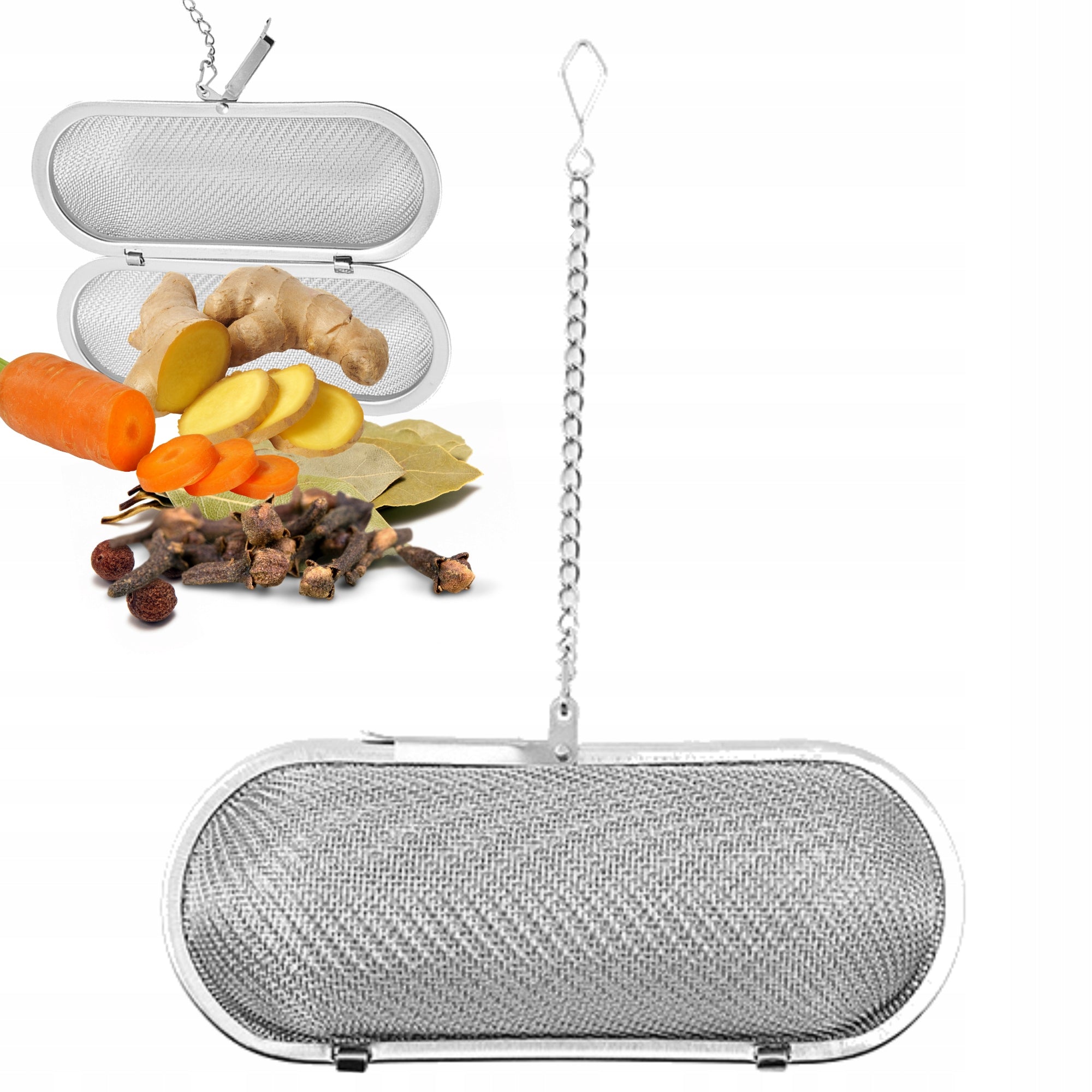 Infuser Basket Strainer for Cooking Soups/Herbs 11cm