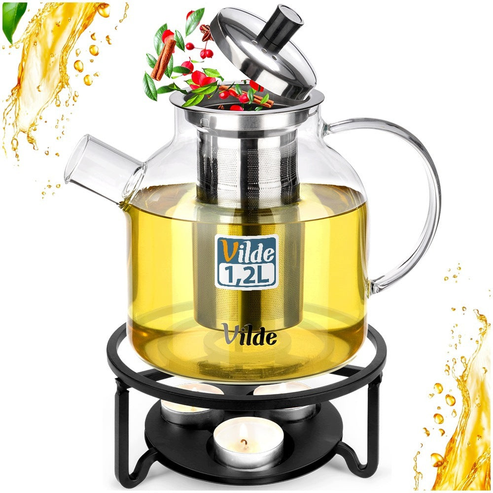 Infuser JUG WITH Strainer Tea Brewing Herbs 1,2L