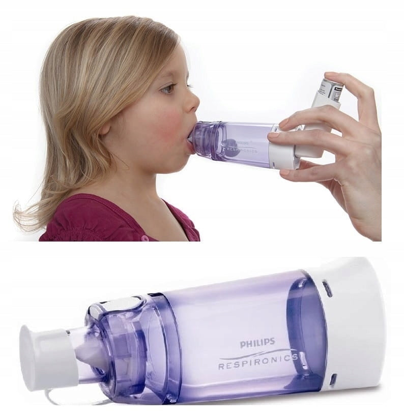 Inhalation chamber Tuba OPTICHAMBER MOUTHPIECE for children and adults