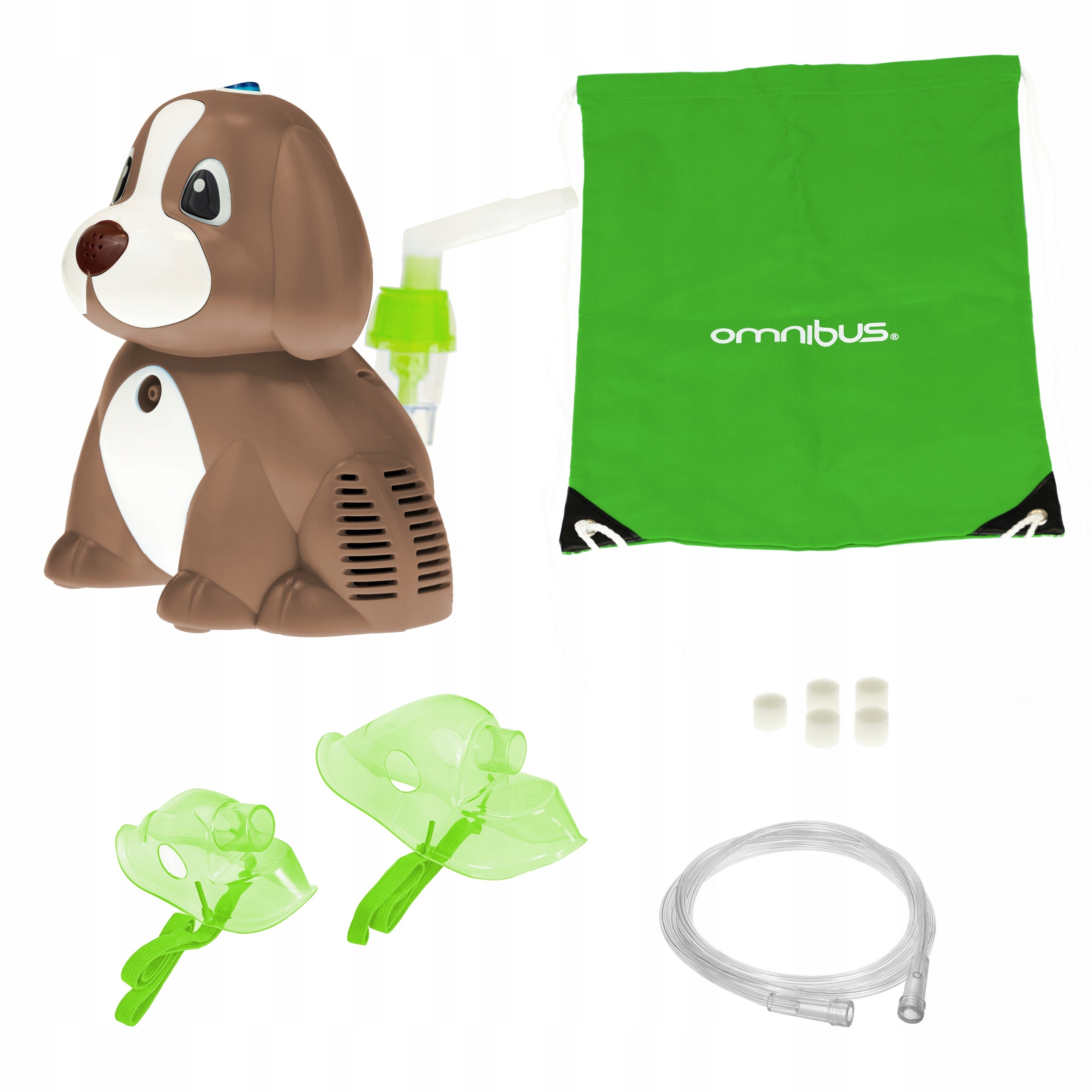 Inhaler, nebulizer PUPPY BR-CN171 BROWN, backpack, pendant as a gift! EAN (GTIN) 5906660370642