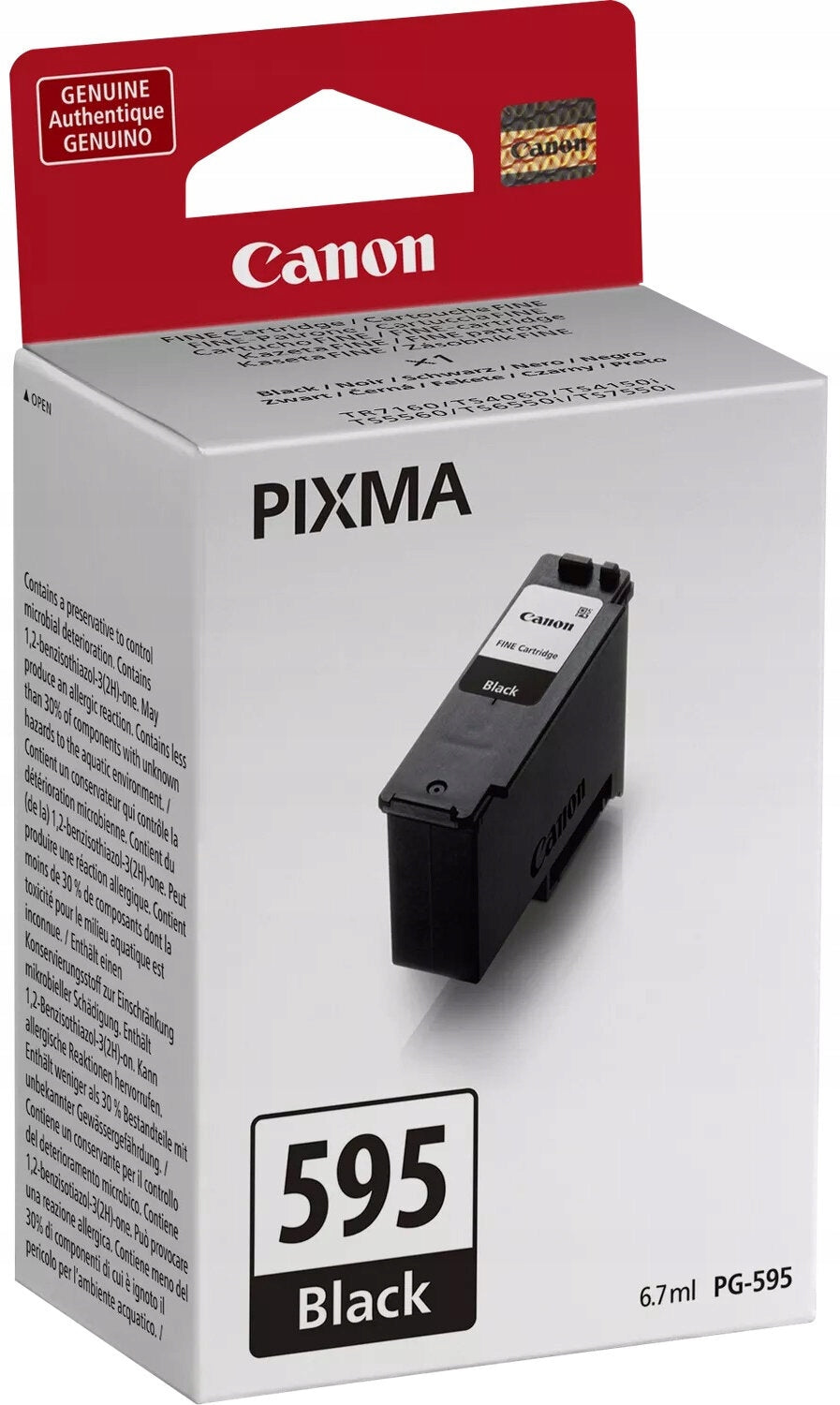 Ink CANON PG-595 Black 6.7 ml 7171C001 Color black