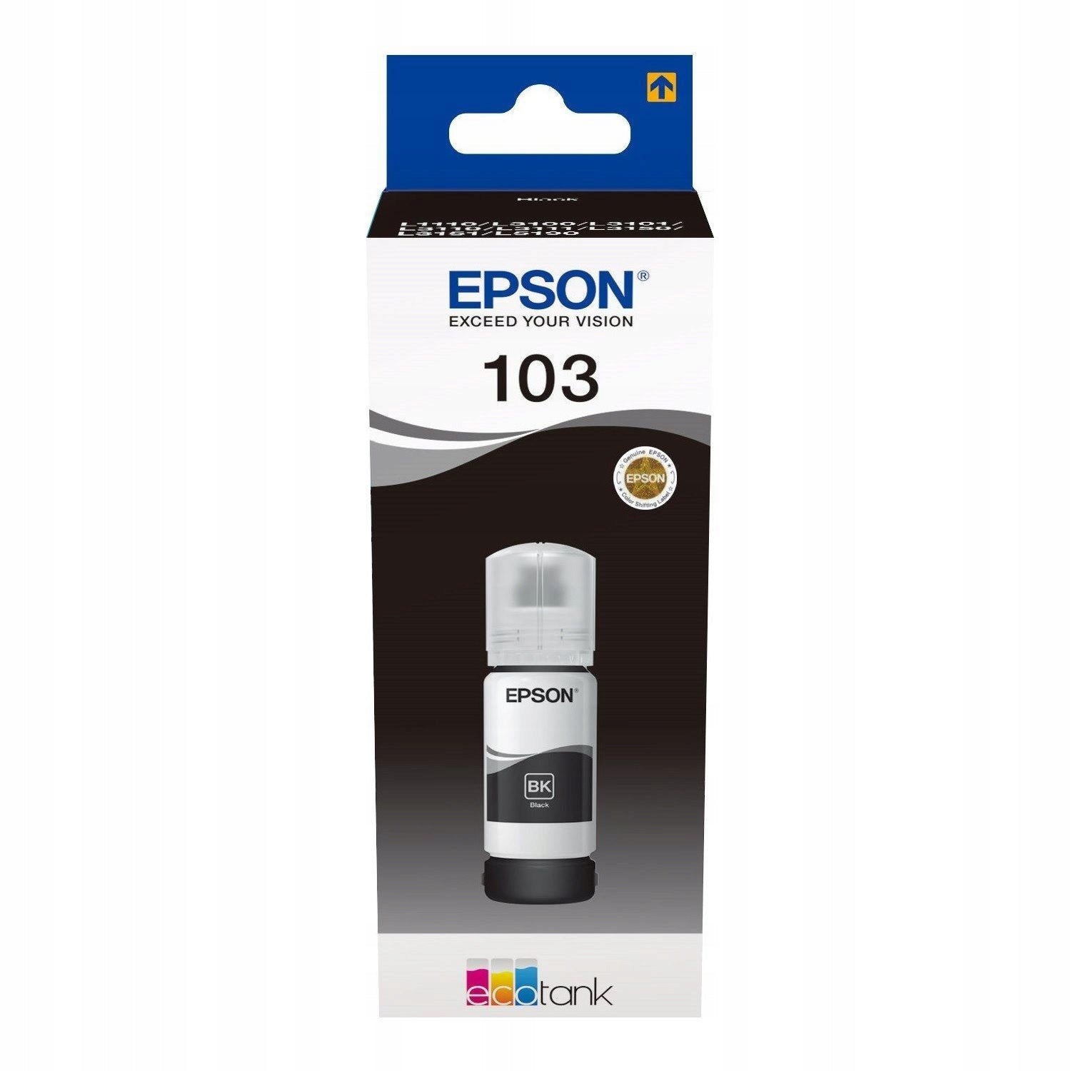 Ink Epson 103 C13T00S14A black (black) Ink bottle 103 black
