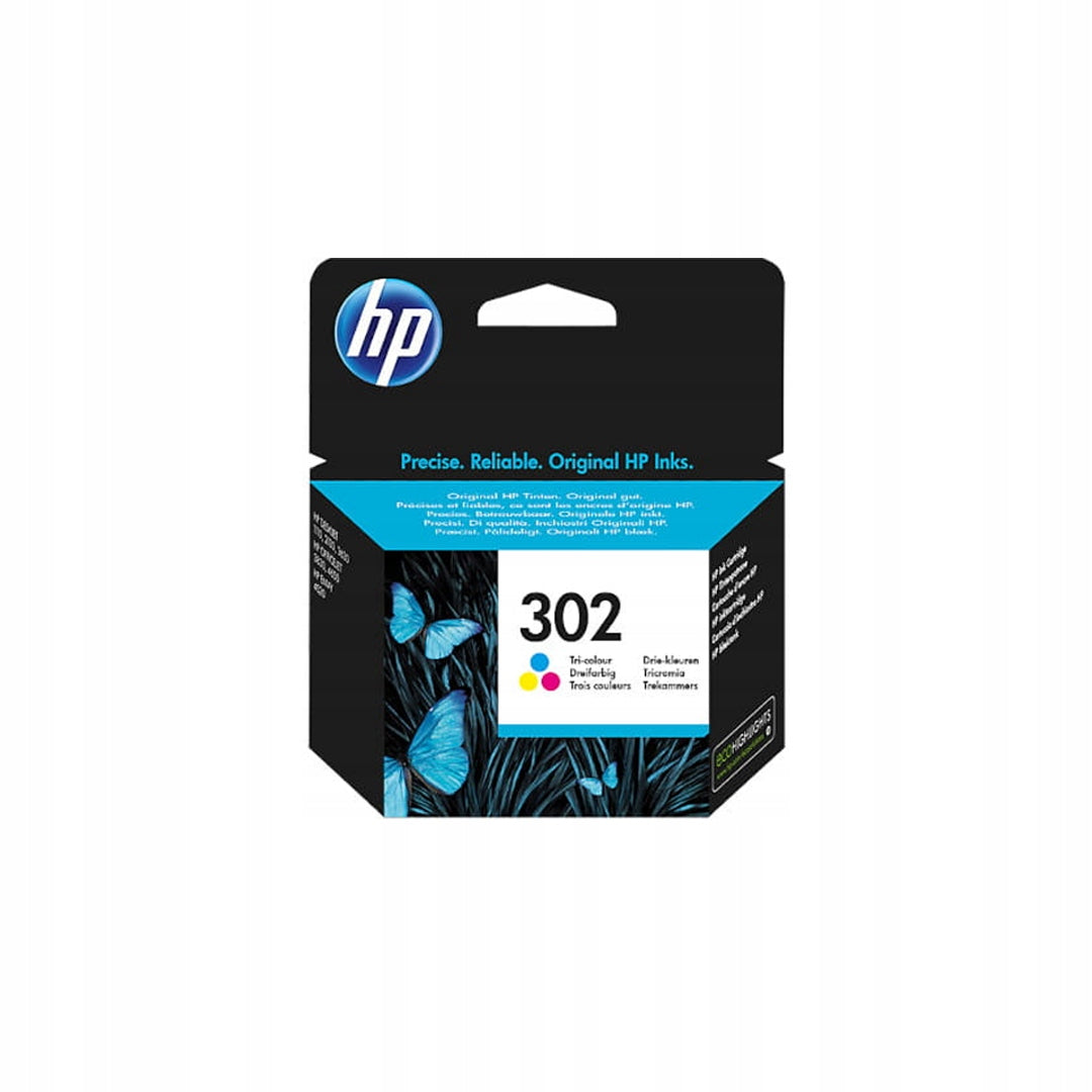 Ink HP 302 F6U66AE / F6U65AE black, tricolor, set Packaging status original