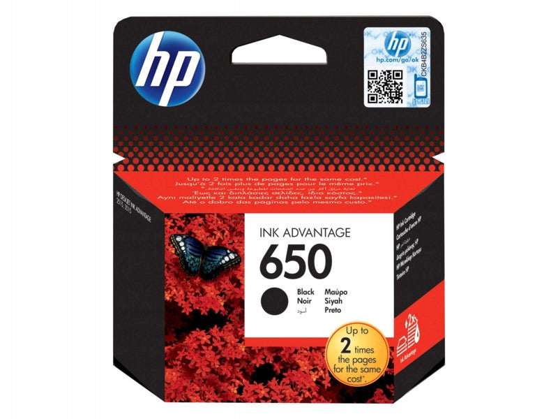 Ink HP 650 Black 6.5 ml CZ101AE