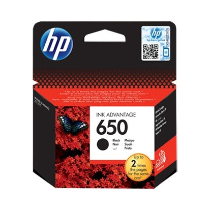 Ink HP 650 [CZ101AE] Black/black 360str original Packaging status original