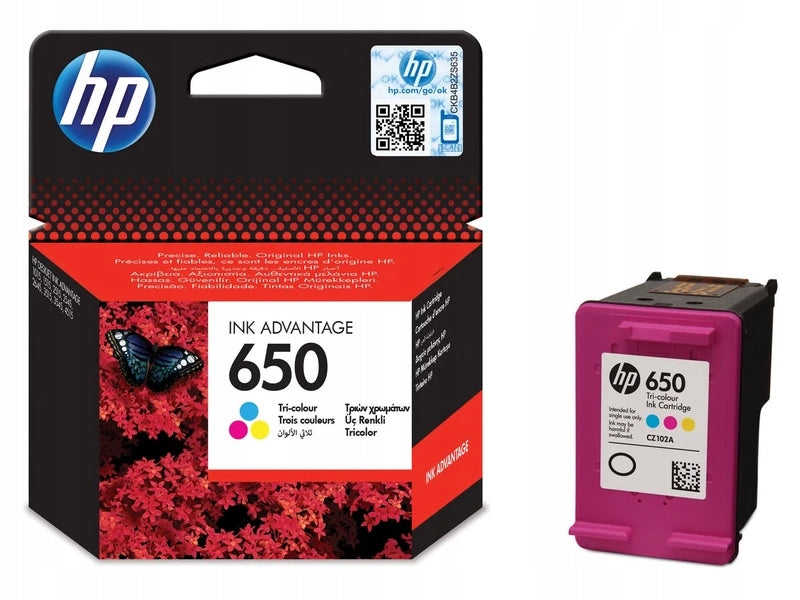 Ink HP 650 colour CZ102AE