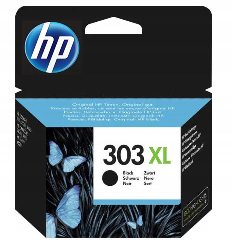 Ink cartridge for HP - 303xl BK black, Envy Inspire 6200 7200 7220 7220e N Manufacturer code 303xlbk