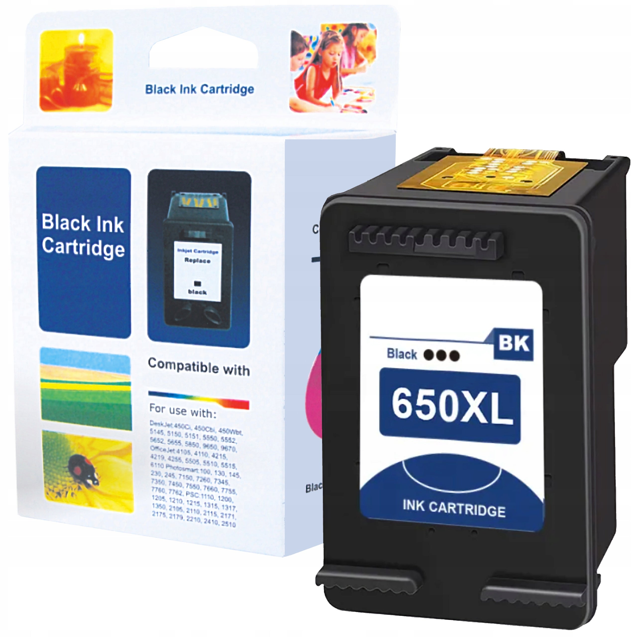 Ink cartridge for HP 650 xl Deskjet 3515 3545 4515 1015 1515 2515 2545 Ink Advantage
