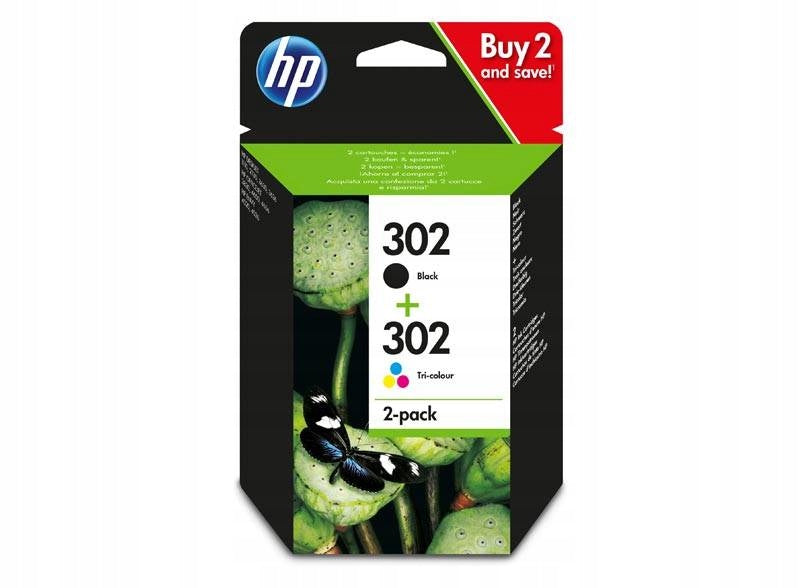 Ink cartridge set HP 302 [X4D37AE] 3830 3832 4650 1110 2130 3630 3636 3637