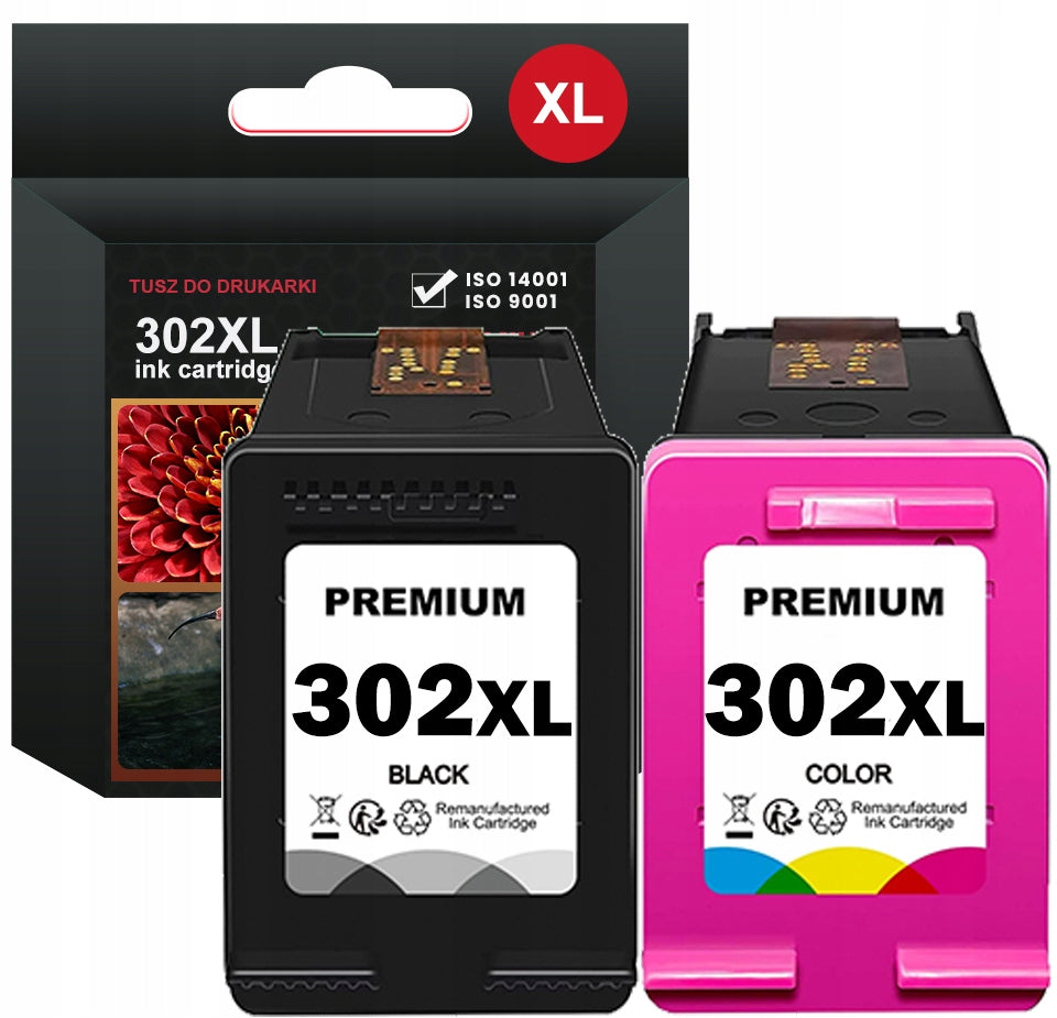 Ink cartridges for HP 302 DESKJET 1110 2130 3630 Envy 4520 OfficeJet 4650 3830 5200