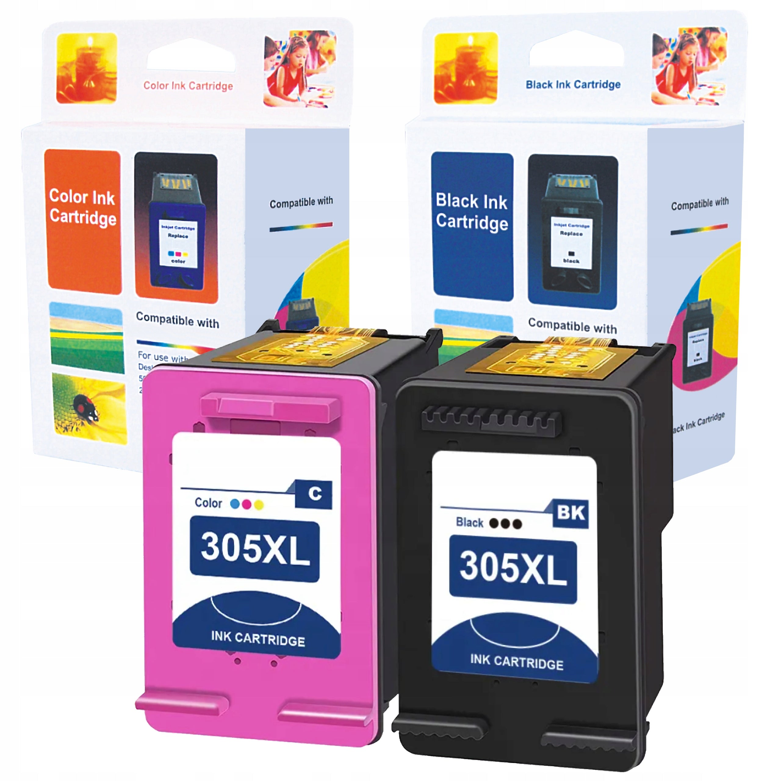 Ink cartridges for HP 305 XL DeskJet 2700 2710 2720 2721 2722 ENVY 6020e 2710e 2720e