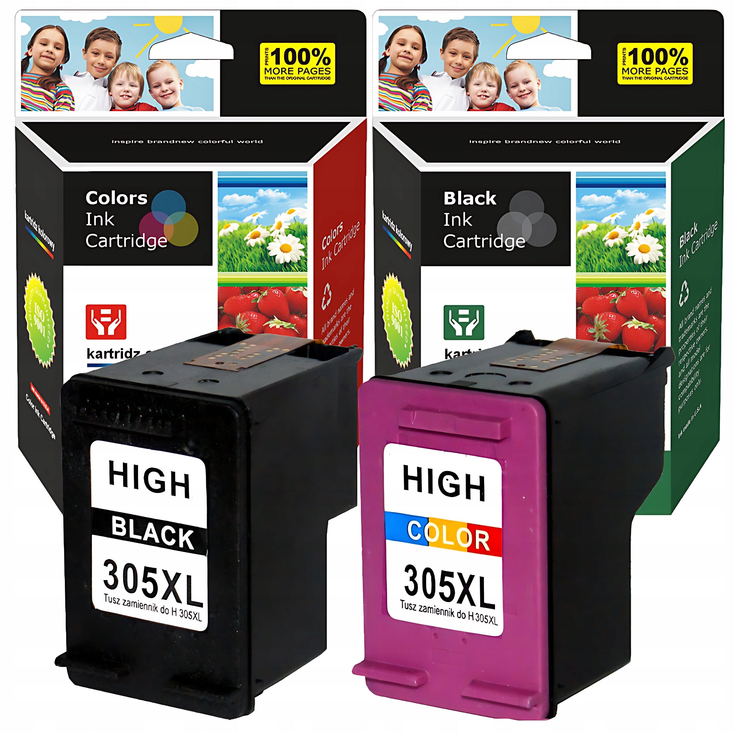 Ink cartridges for HP 305 XL DeskJet 2720 2722 ENVY 6020e 2720e 2710e 2700 2710 2721