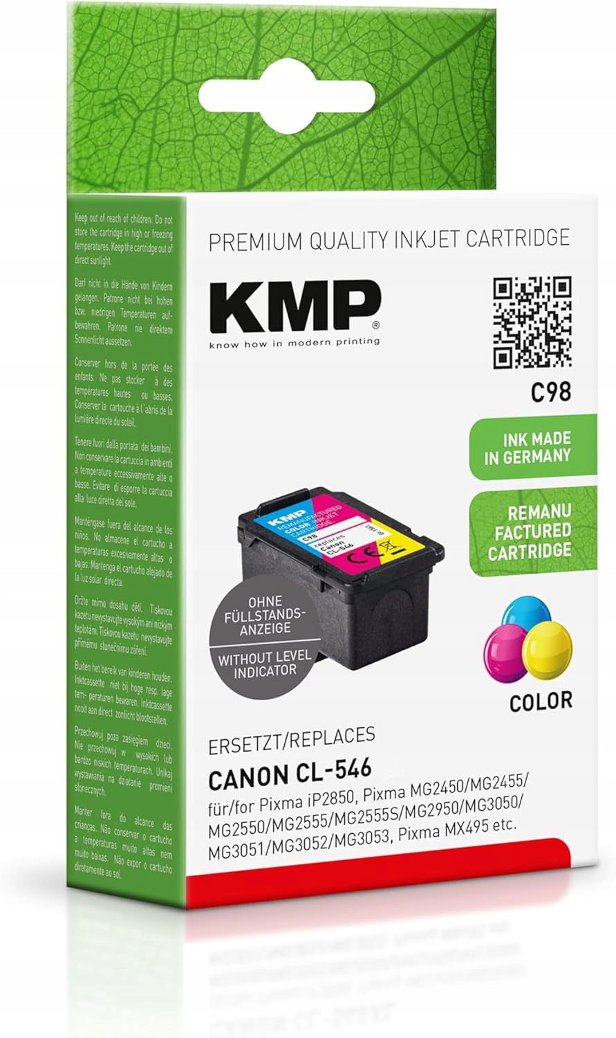Ink for Canon CL-546 color Manufacturer KMP