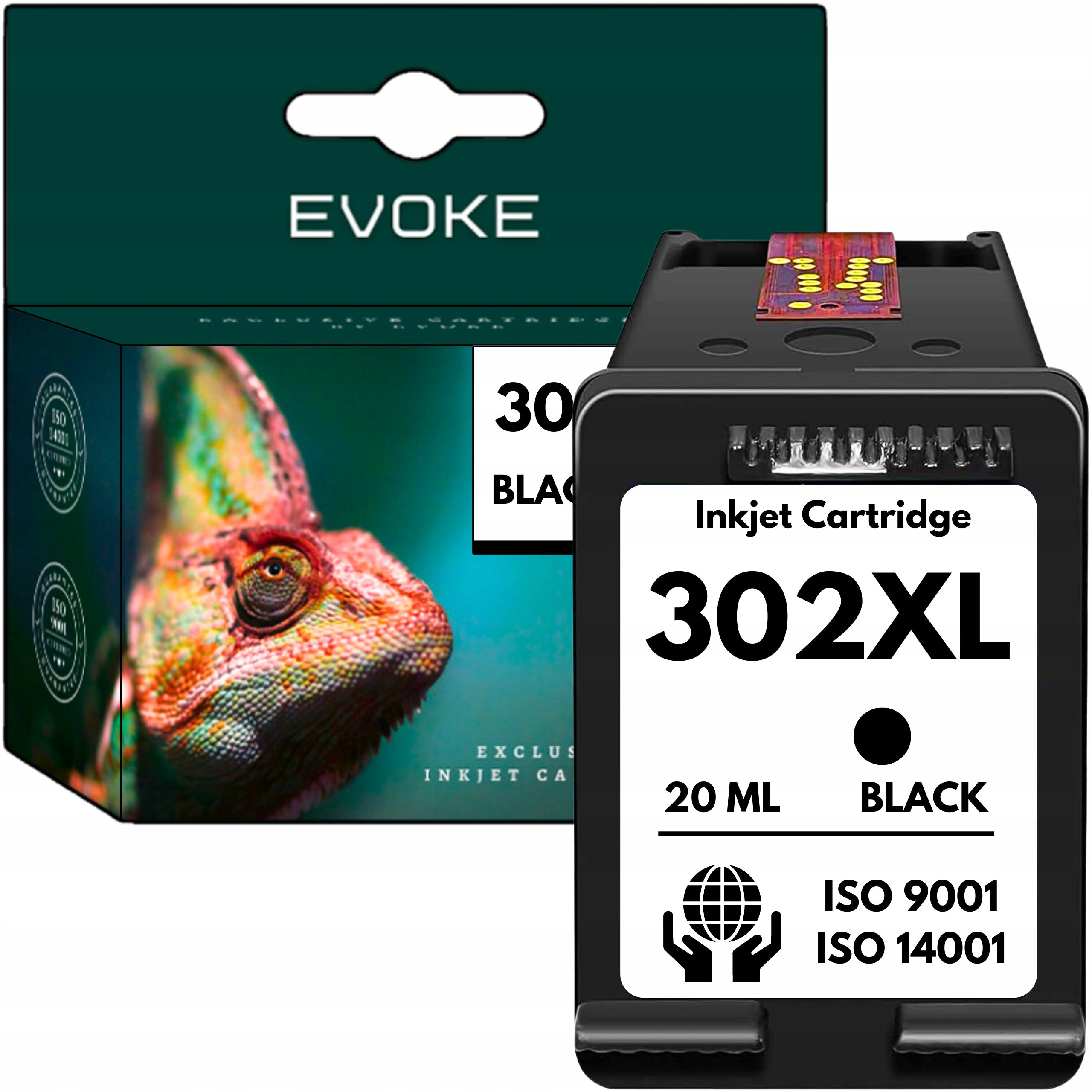 Ink for HP 302 black XL + ink level | 20 ml | 5x MORE PRINTS