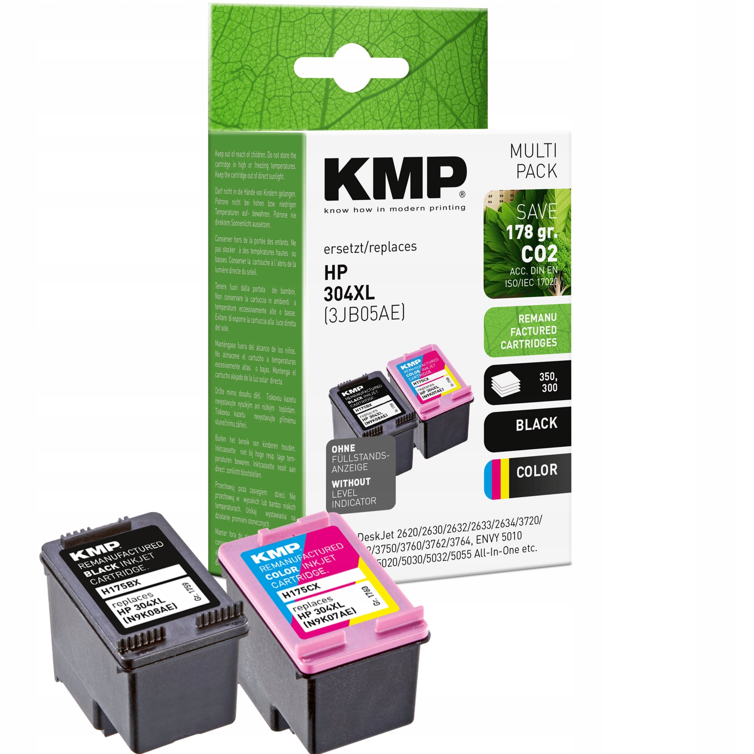 Ink for HP 304 XL black and colour set