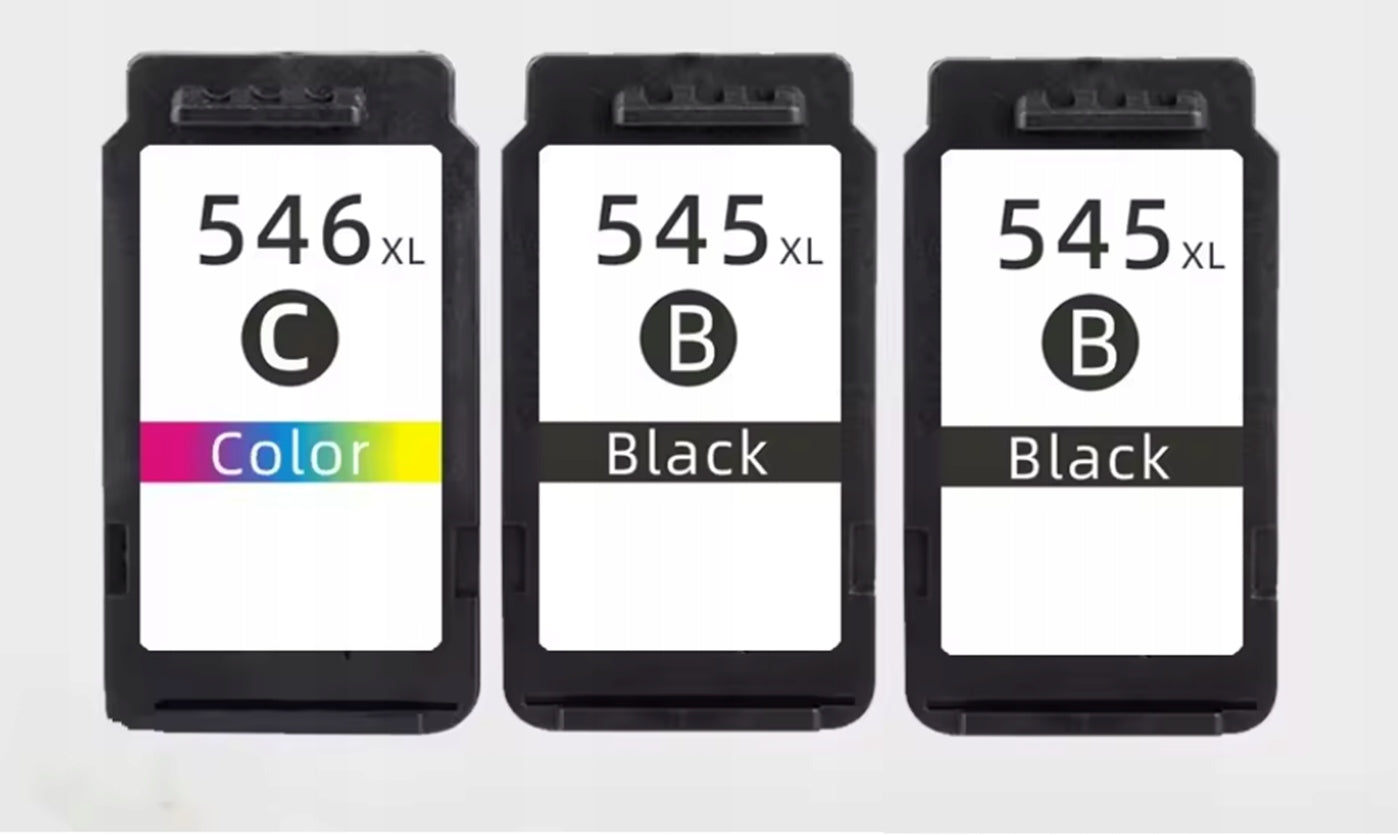 Inks for Canon PG 545 x 2 + CL 546 iP2850 MG2450 2455 2550 2950 TS3350