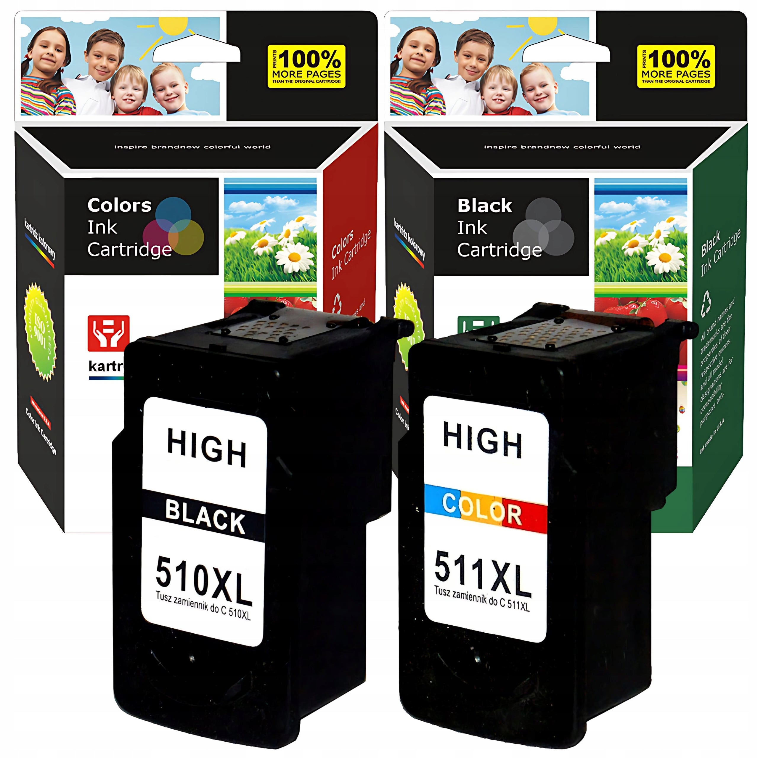 Inks for PG510 + CL511 XL CANON PIXMA iP2700 MP240 MP280 MP250 MX340