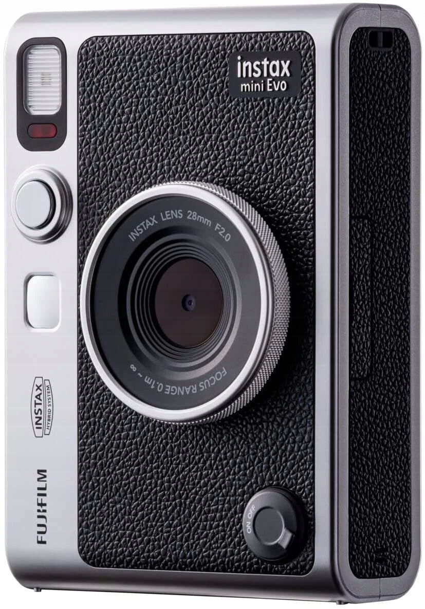 Instant Camera Fujifilm Instax Mini Evo USB-C black and silver LCD 3" Manufacturer code FUJIFILM