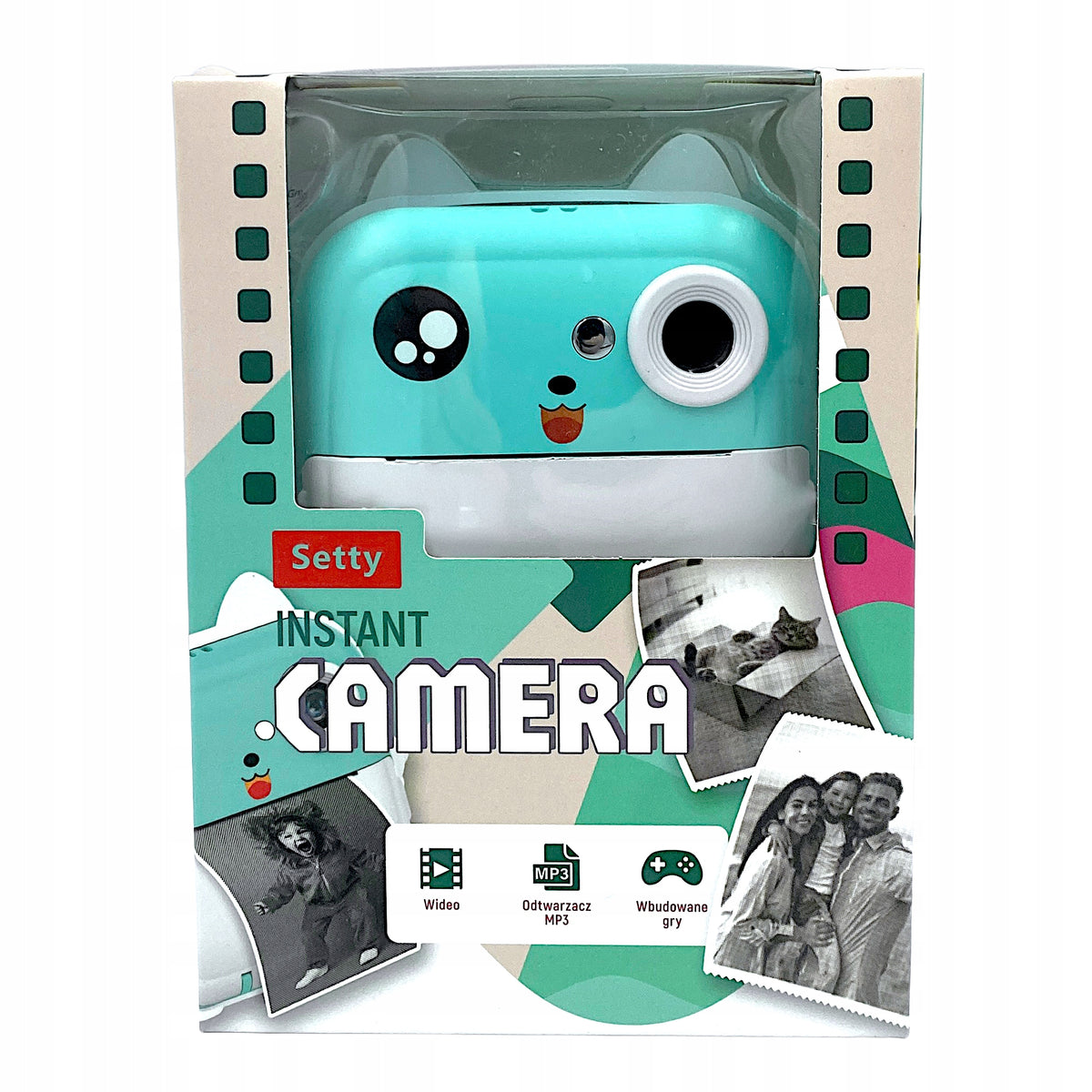 Instant Camera Instant Photo Printer MP3 Games Thermal Printer Brand Setty