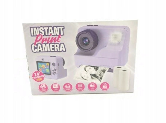 Instant Camera PURPLE with Printer Function
