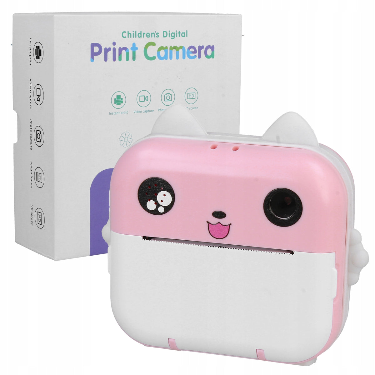 Instant Camera for Kids Click ZOOM 48Mpx with LCD Screen 15 ROLLS
