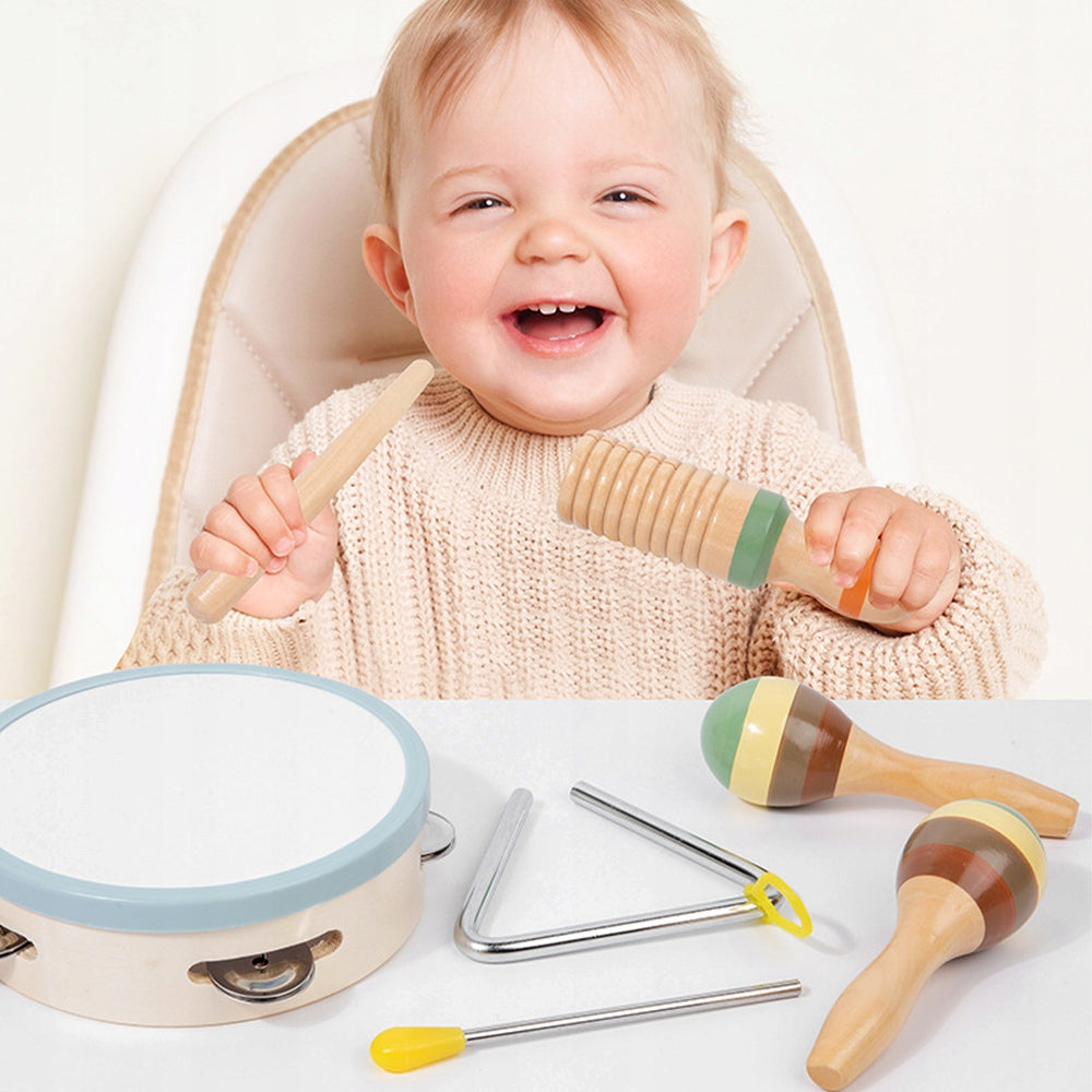 Instruments Montessori Musical Instrument Set for Children Ages 1+ Kind drum