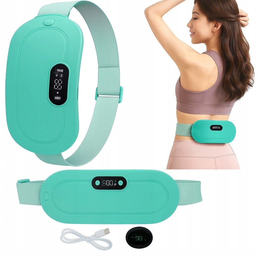 Intelligent Heating Belt Menstrual Pain Menstrual Massager GREEN