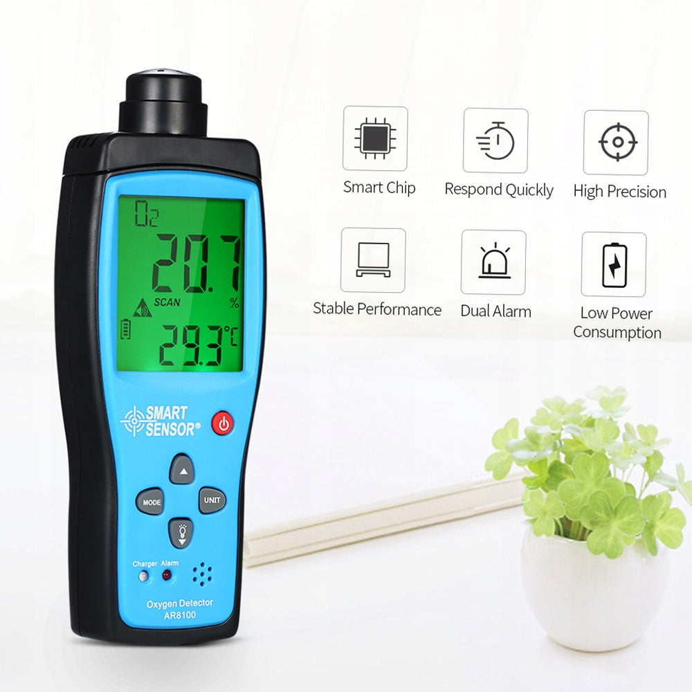 Intelligent Sensor Oxygen Meter Digital Portable Automotive PU Brand no brand