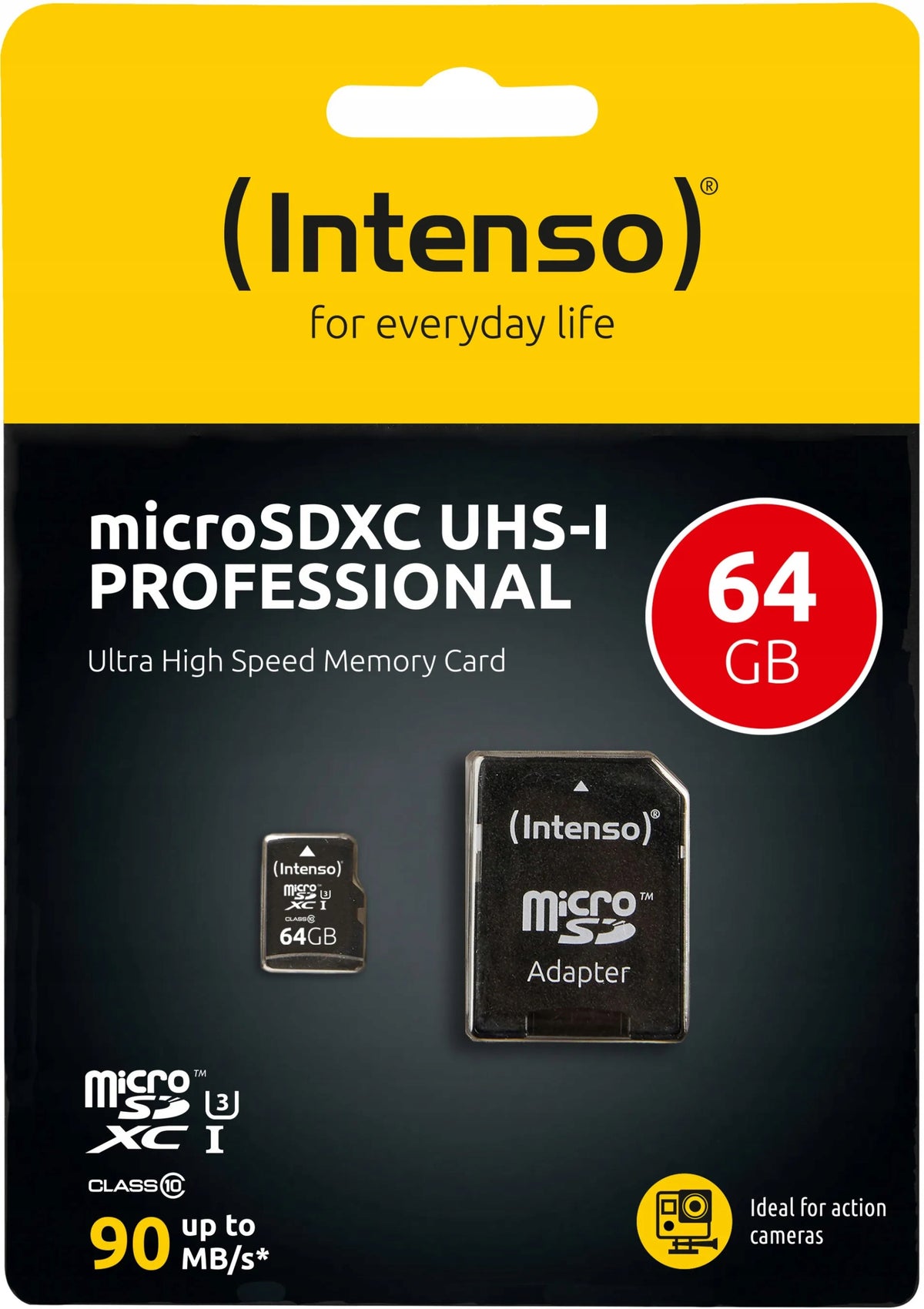 Intenso 3423490 memory card 64GB Premium micro SDXC 90MB/s