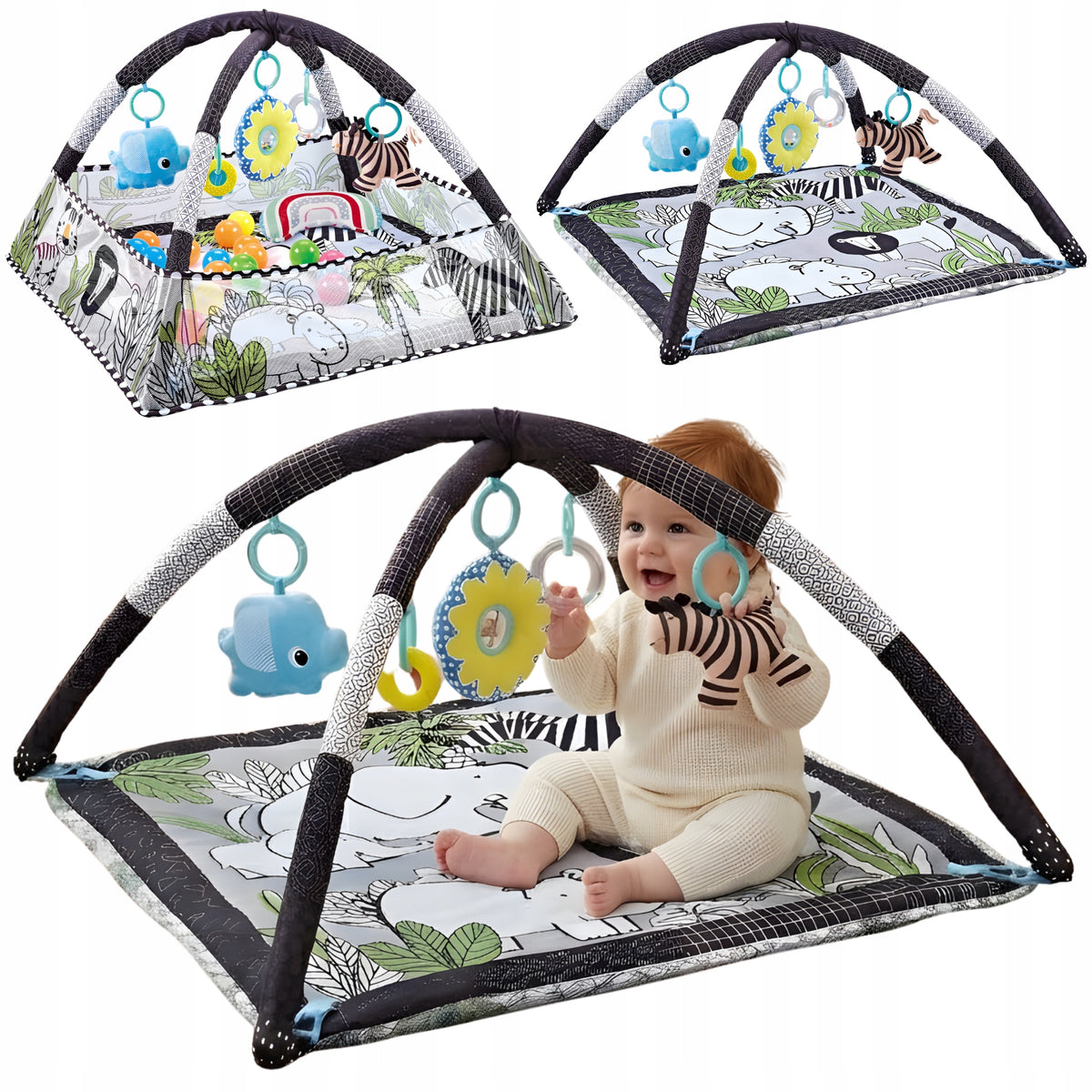 Interactive Baby Educational Mat with Hipcio Headbands Manufacturer code CJ-3977438-3621-2A