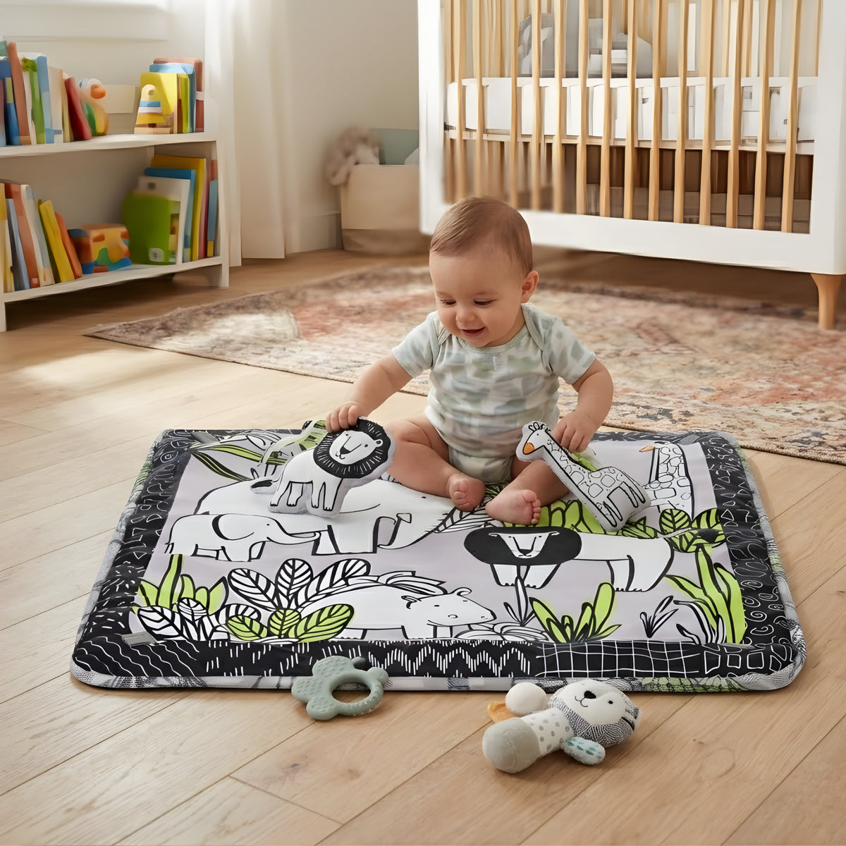 Interactive Baby Educational Mat with Hipcio Headbands Packaging status original