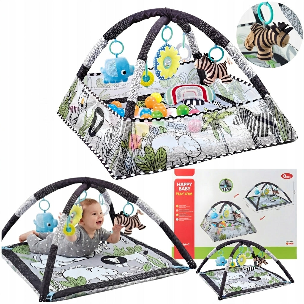 Interactive Baby Educational Mat with Hipcio Headbands
