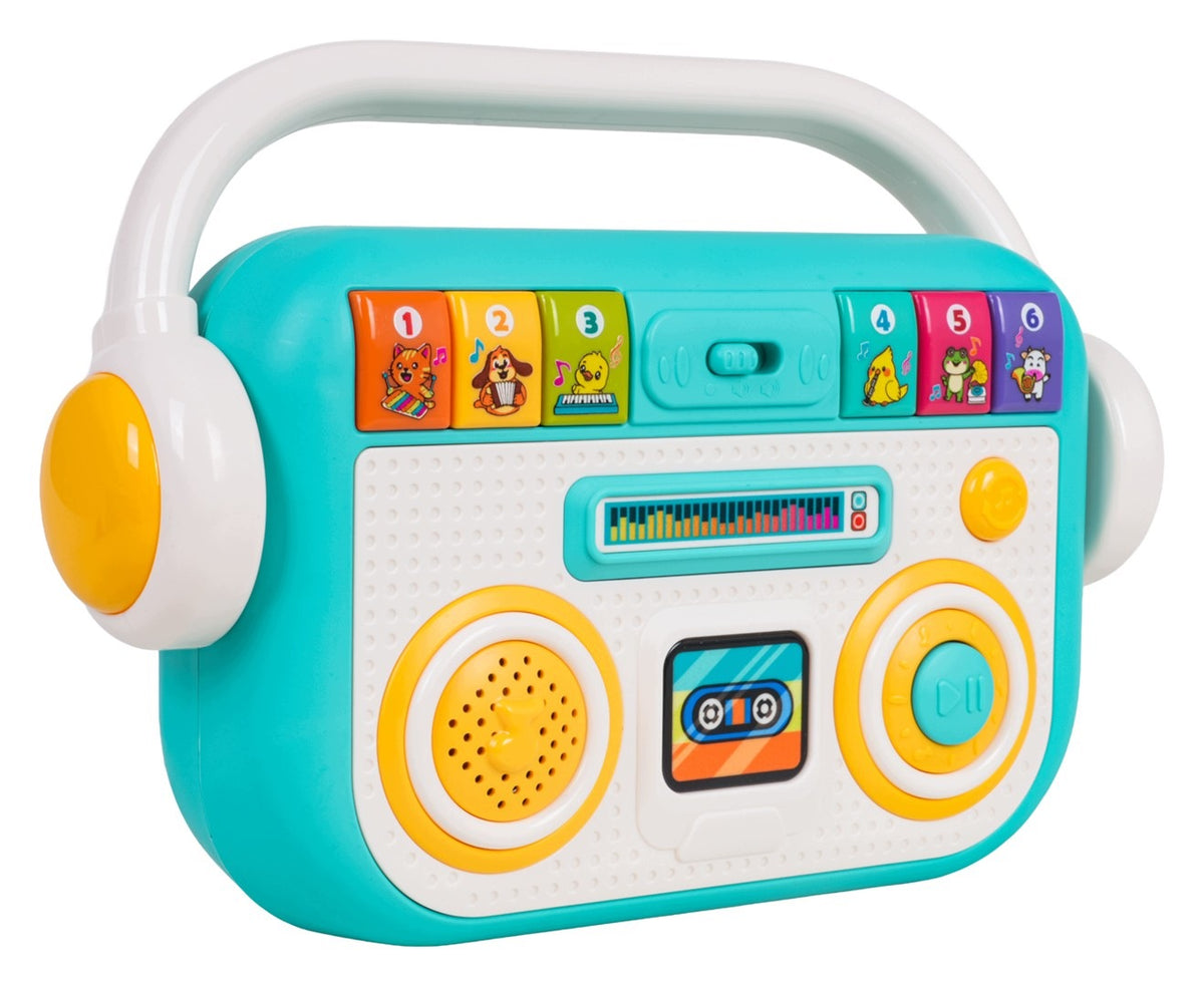 Interactive CHEERFUL RADIO for children RADIO with sounds and lights Brand Ramiz
