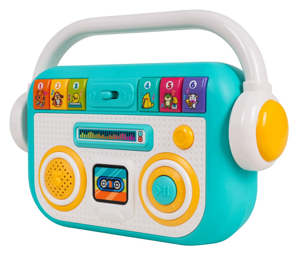 Interactive CHEERFUL RADIO for children RADIO with sounds and lights Kid's age 12＋ months